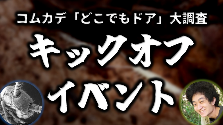【PJ活動報告】コムカデ「どこでもドア」大調査 キックオフイベントを行いました