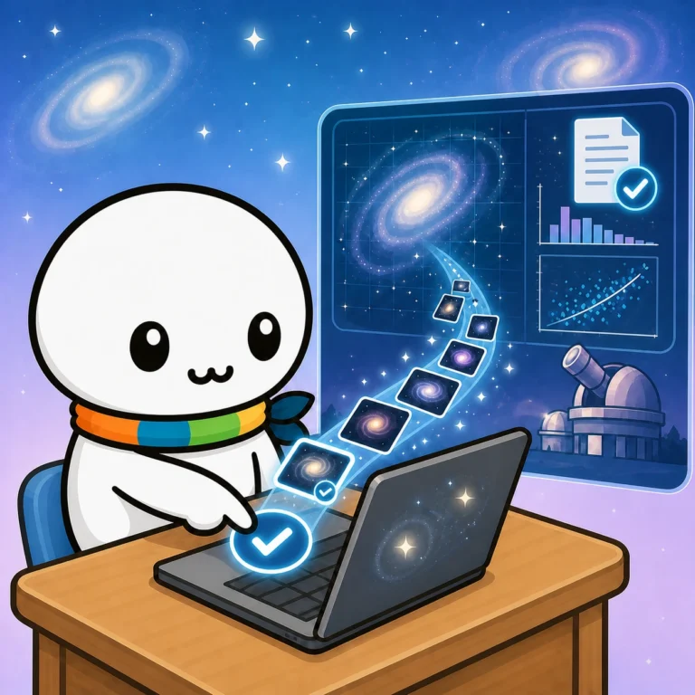 見つけた候補を選んで報告するイラスト